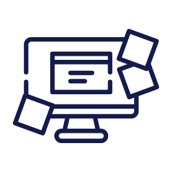 Icon eines Monitors